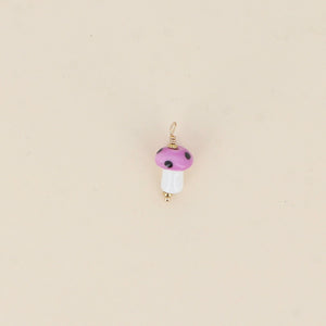 Pendentif Champignon en céramique