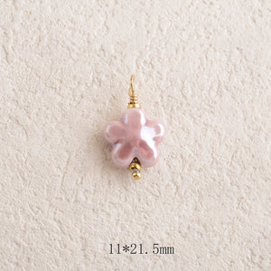 Pendentif Flora en céramique