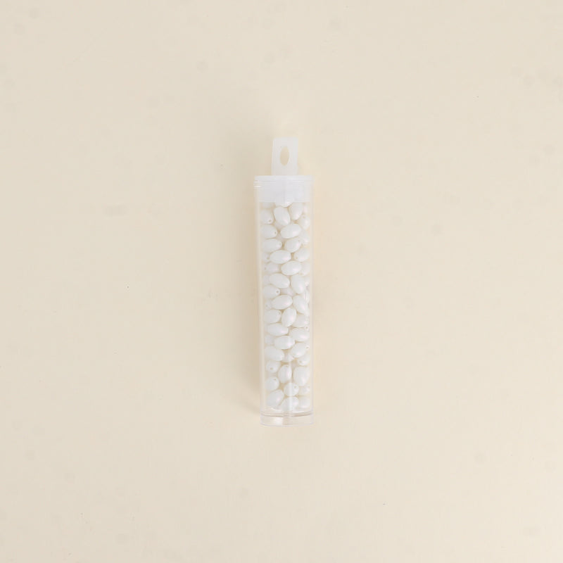 Perles ovales S 6.5x4.5mm