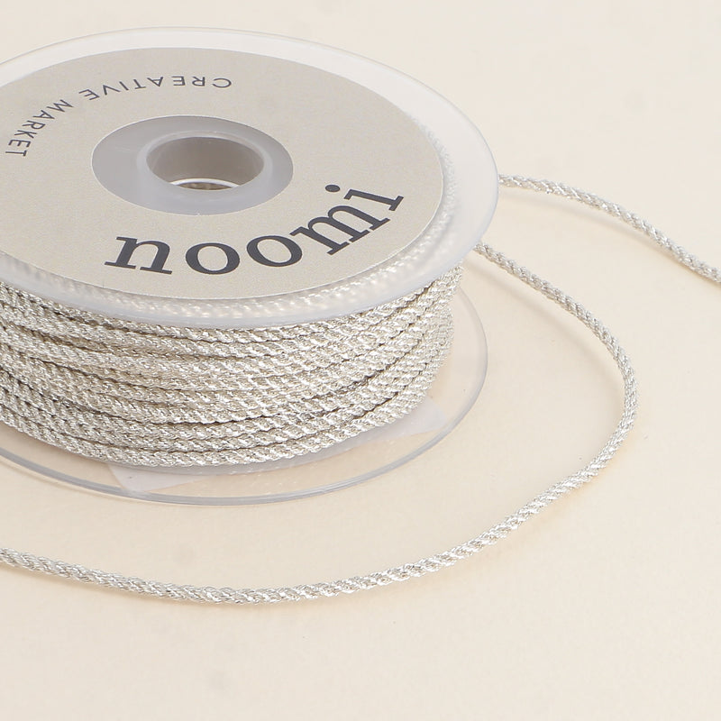 Fil Polyester / Métal doré - Bobine 15m