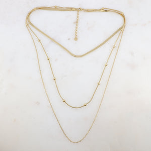 Collier 3 rangs Lamia