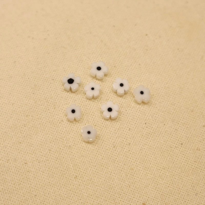 Perles Millefiori en verre (lot de 30)