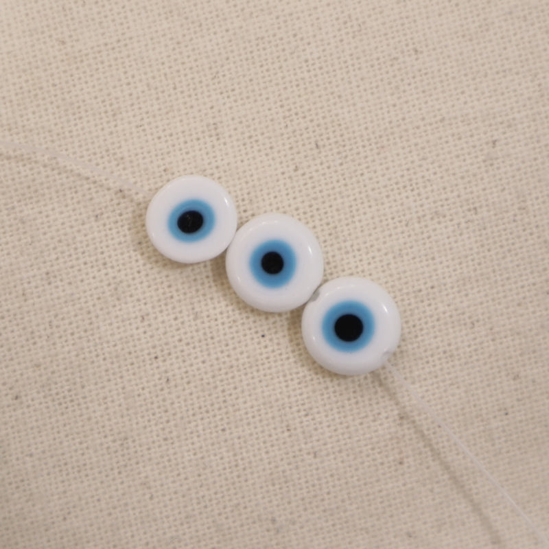 Perle en verre - Œil Turc 10mm