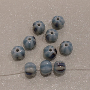 Perle en céramique - boule (lot de 10)