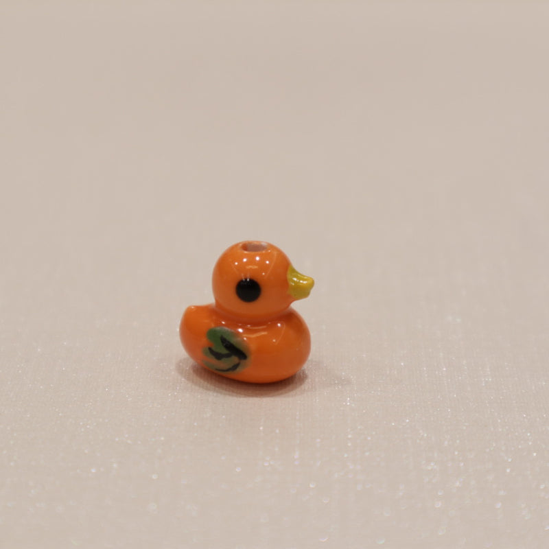 Perle en céramique - Petit canard (lot de 10)