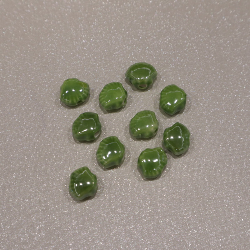 Perle en céramique - Saint-Jacques (lot de 10)