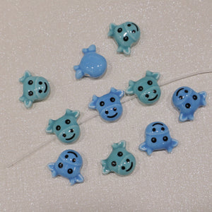 Perle en céramique - Vache (lot de 5)