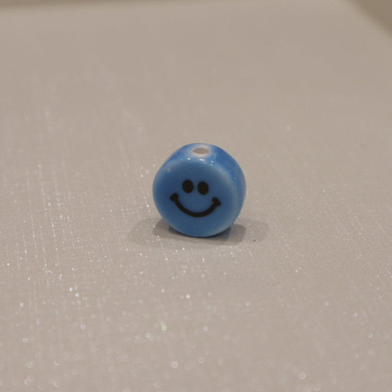 Perle en céramique - Smiley L (lot de 5)