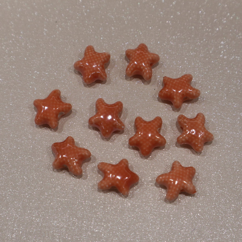 Perle en céramique - Starfish XS (lot de 10)