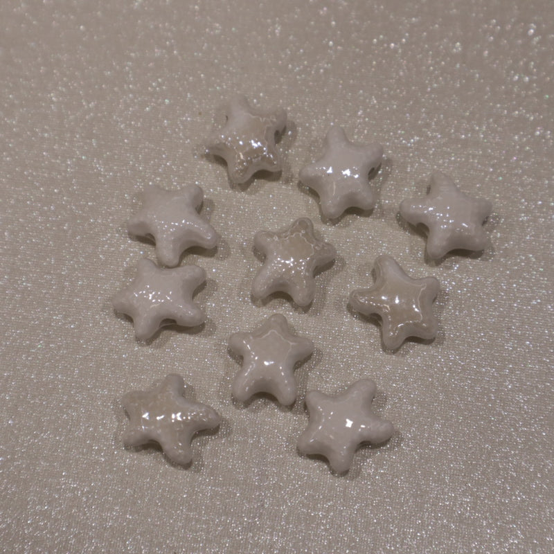 Perle en céramique - Starfish XS (lot de 10)