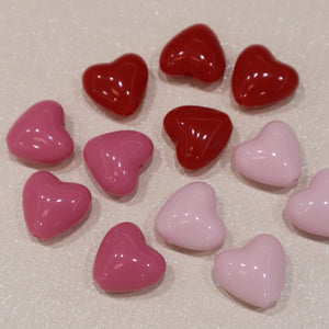 Cœur en acrylique - S (lot de 10)