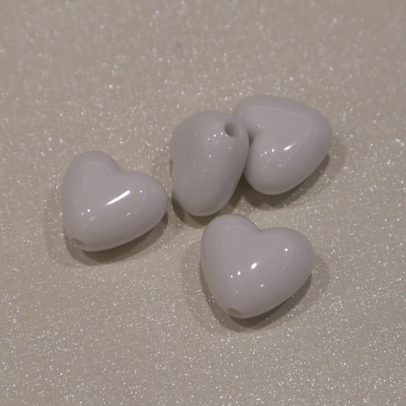 Cœur en acrylique - M (lot de 10)