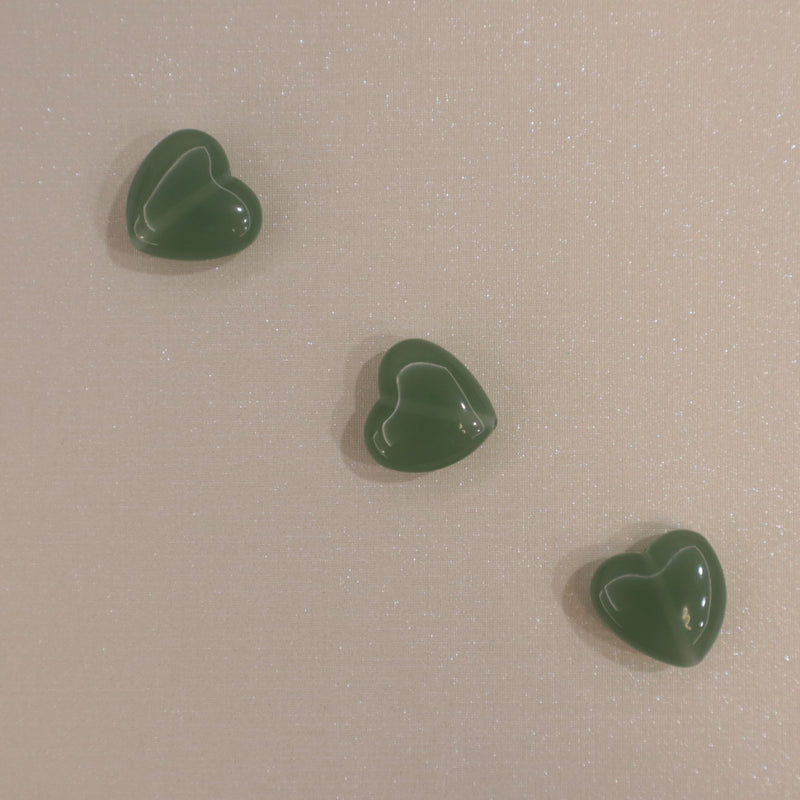 Cœur en résine (lot de 10)
