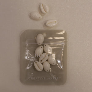 Pendentif en résine - Cauri (lot de 10)