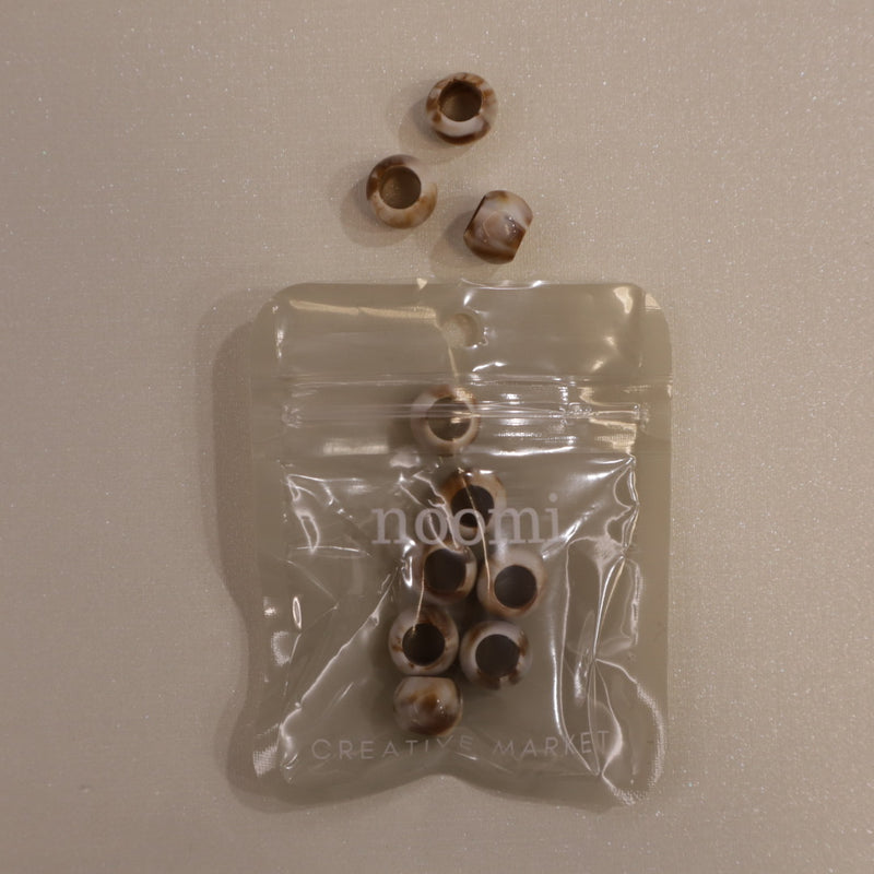 Perles en résine - Boule (lot de 10)