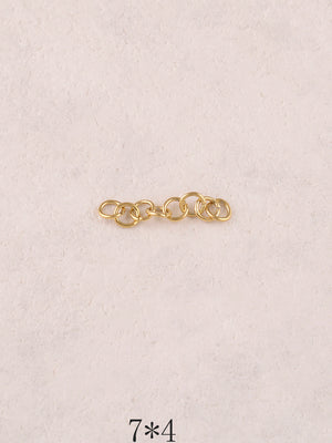 50 anneaux ouverts 0,7*4mm