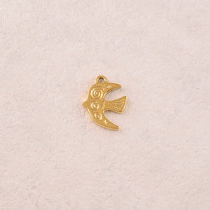Pendentif Oiseau Gravé