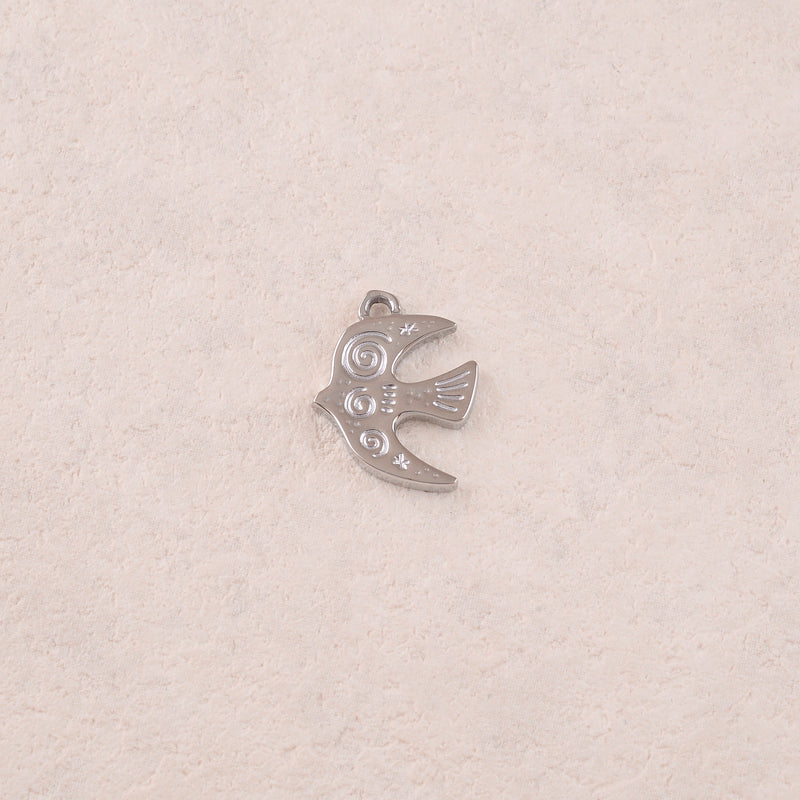 Pendentif Oiseau Gravé