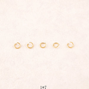 50 anneaux ouverts 1*7mm