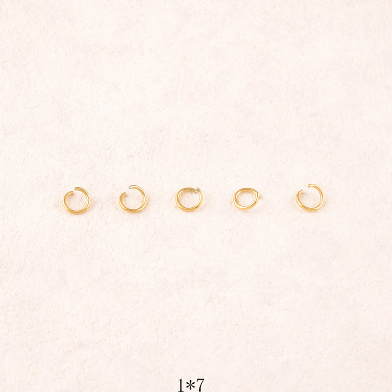 50 anneaux ouverts 1*7mm