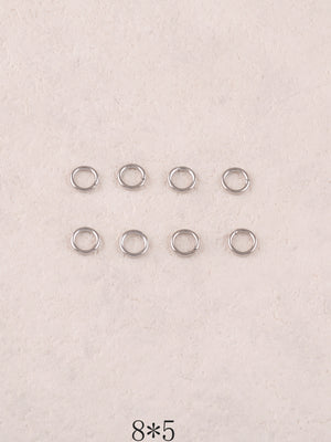 50 anneaux ouverts 0,8*5mm