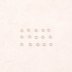 50 anneaux ouverts 0,3*3mm