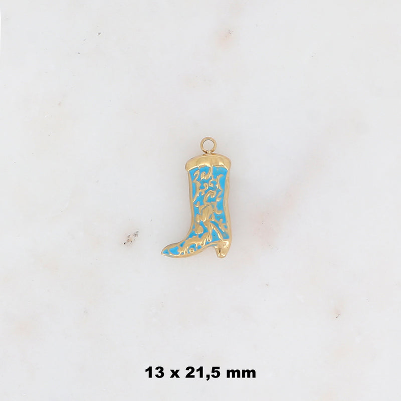 Pendentif Botte colorée