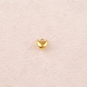 Pendentif Mini cœur avec cornes