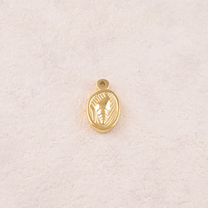 Pendentifs ovales avec motif coquillage