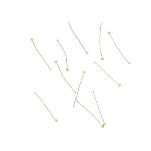 Lot de 20 tiges 22mm avec tête boule 2mm