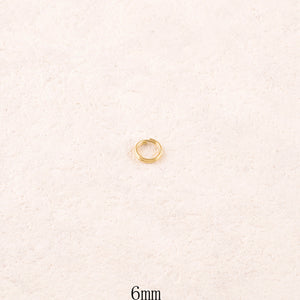 20 anneaux doubles de jonction ouverts 1,5*6mm