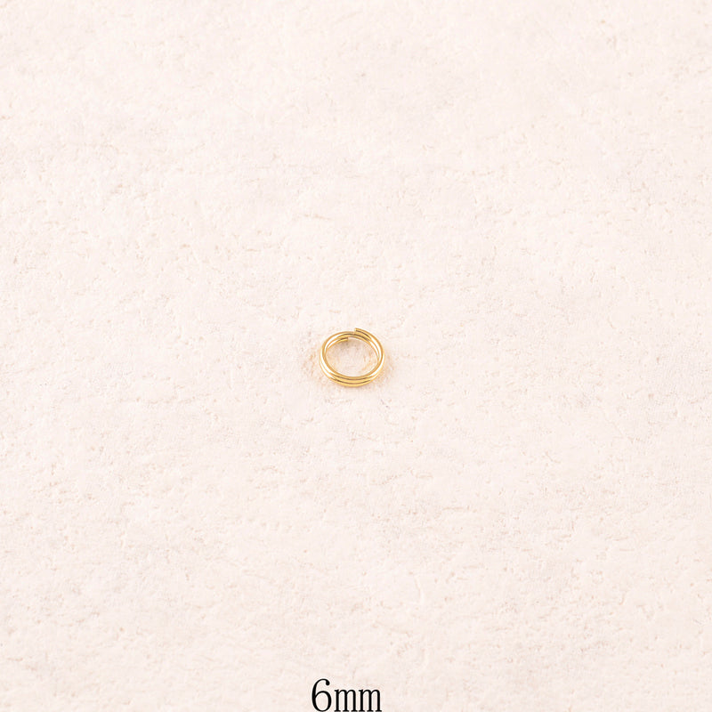 20 anneaux doubles de jonction ouverts 1,5*6mm