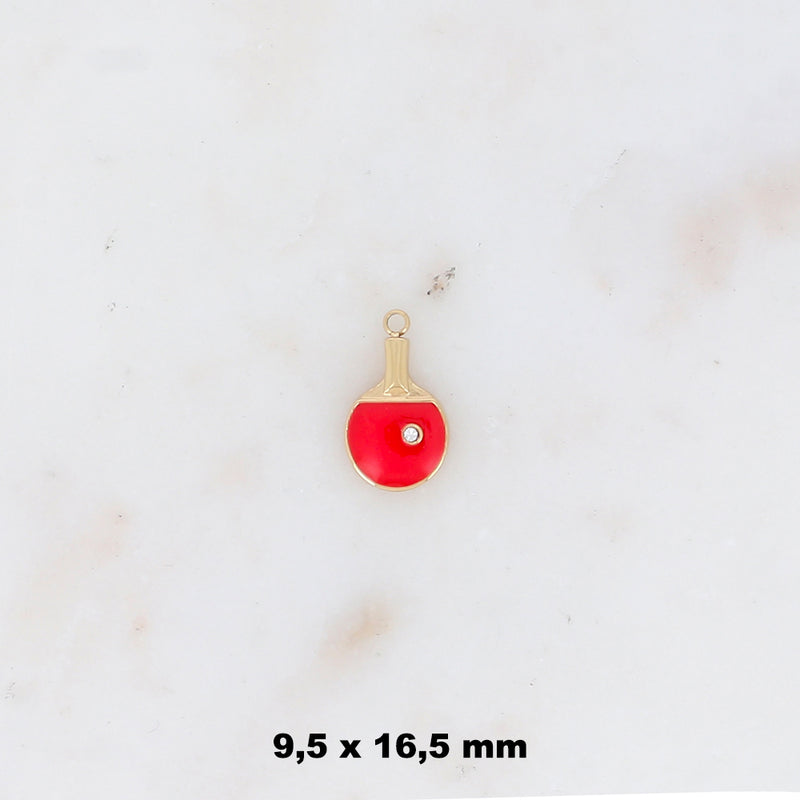 Pendentif Raquette Ping Pong