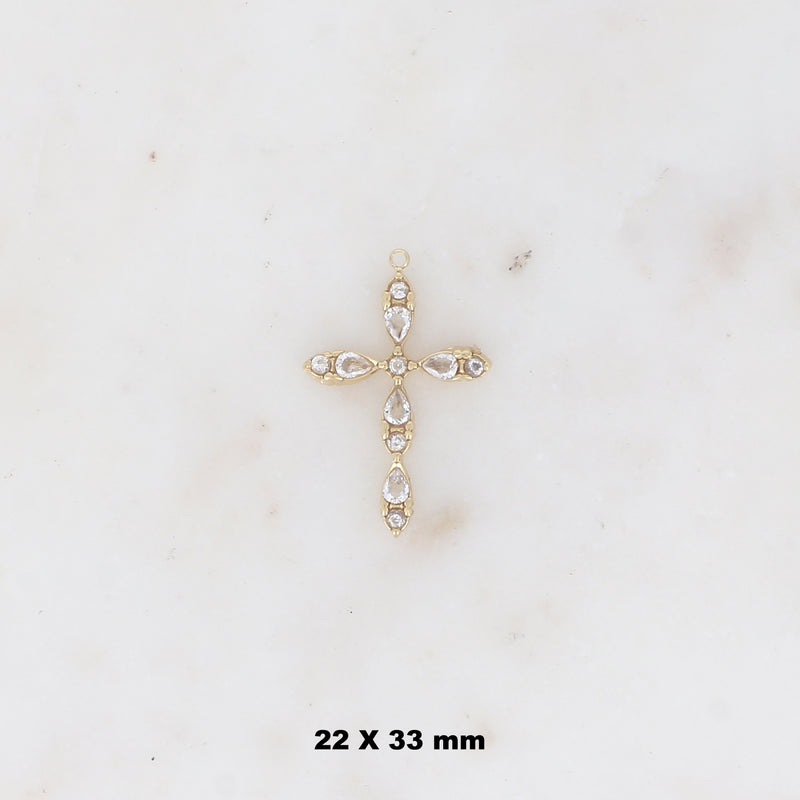 Pendentif Croix Zirco