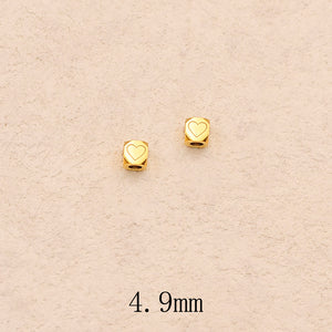 Intercalaires cubiques en forme de cœur (lot de 3)