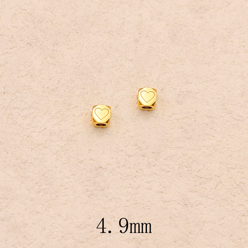 Intercalaires cubiques en forme de cœur (lot de 3)