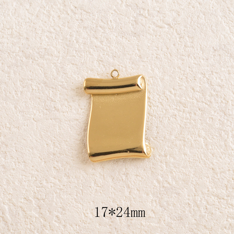 Pendentif feuille de papier