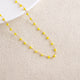 Chaîne Diana — Jaune 50cm