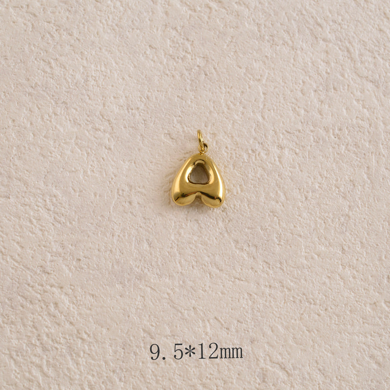 Pendentif Alphabet Bubble Doré