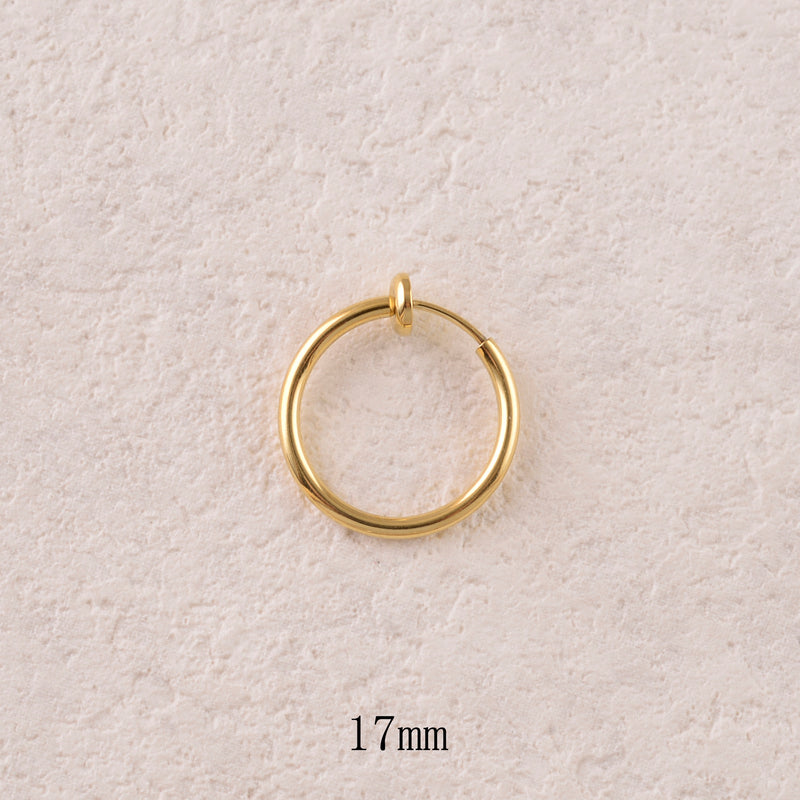 Mini créoles clips M (2 paires)