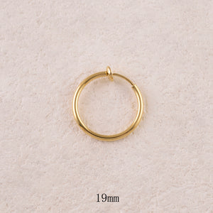 Mini créoles clips L (2 paires)