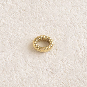 Perles intercalaires ovales travaillées