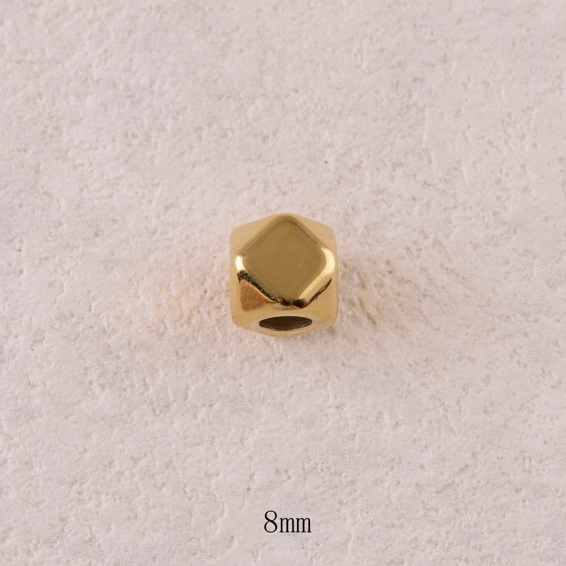 Intercalaire cube facetté