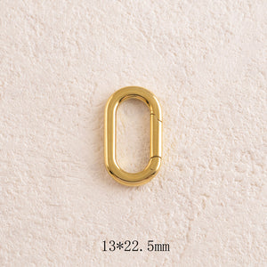 Fermoir mousqueton Ovale M