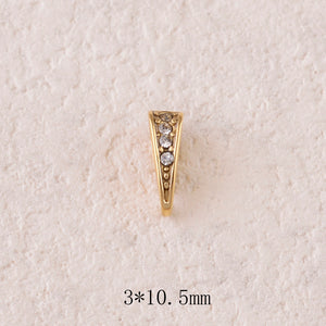 Bélière strassée (lot de 2)