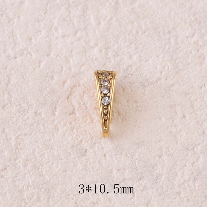 Bélière strassée (lot de 2)