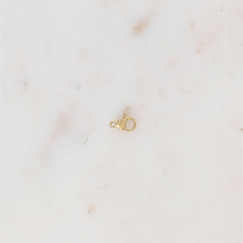 Fermoir mousqueton 10mm (lot de 10)