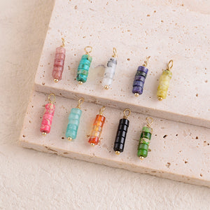 Pendentif en pierres naturelles