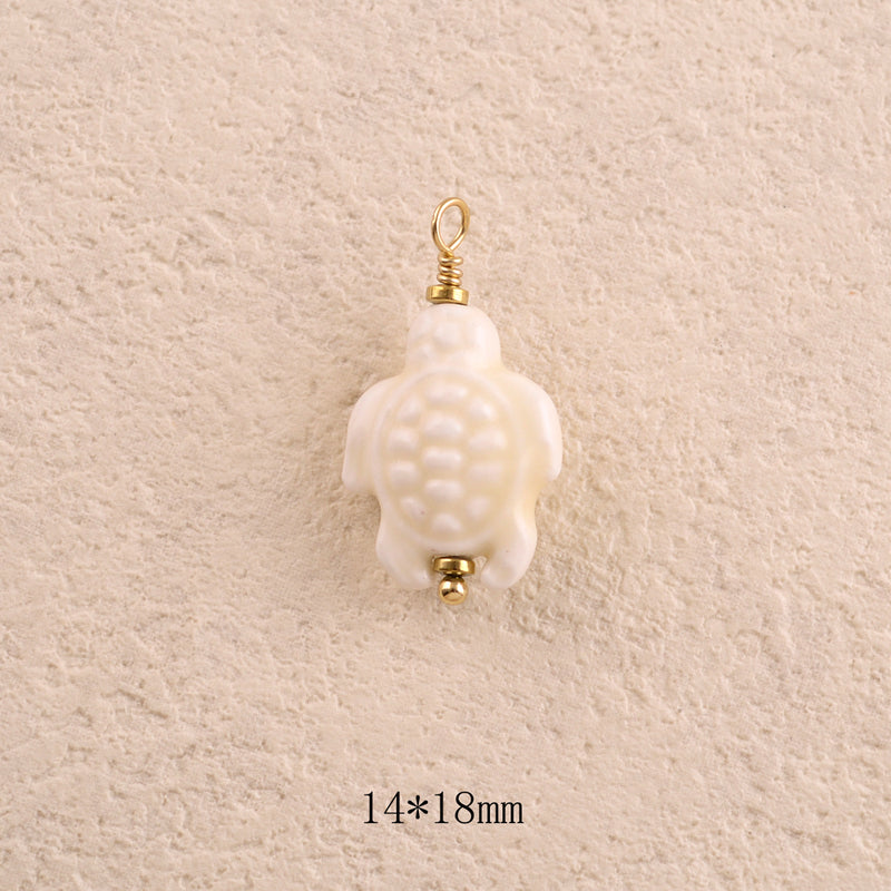 Pendentif Tortue en céramique