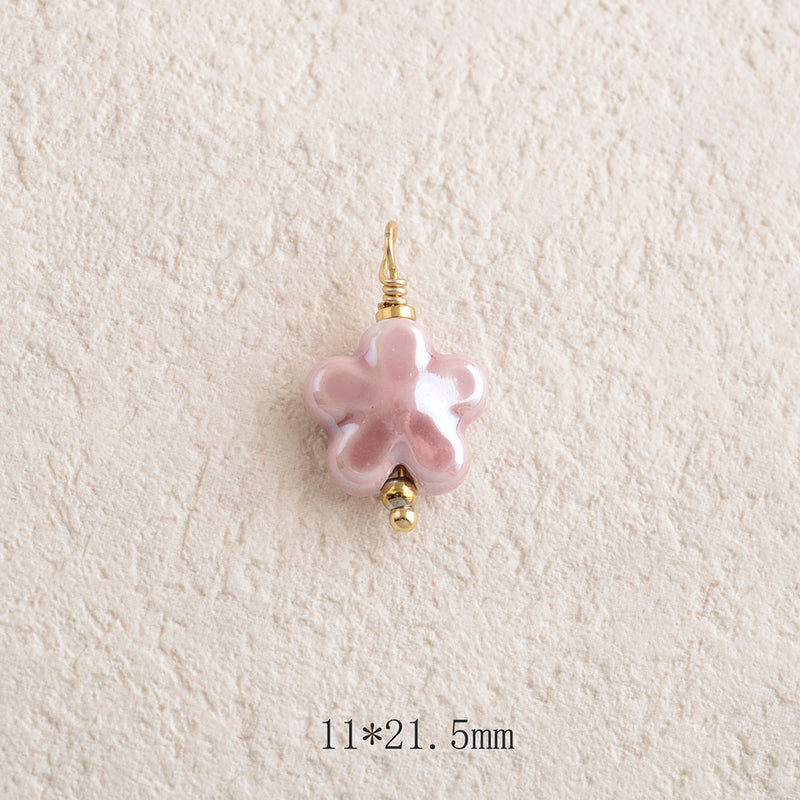 Pendentif Flora en céramique